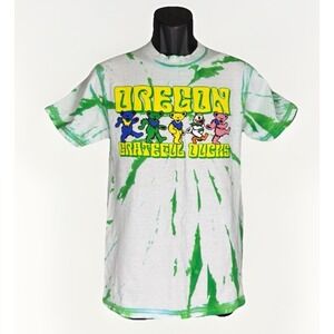 NWT Class Trip Oregon Grateful Ducks 2025 Green Tie Dye Shirt X-Large Cotton Tee